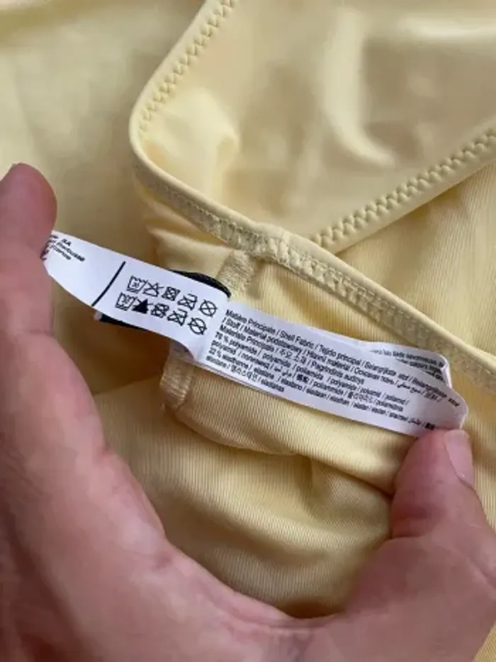 Bas de maillot de bain jaune pale neuf taille 44 Etam - photo numéro 4