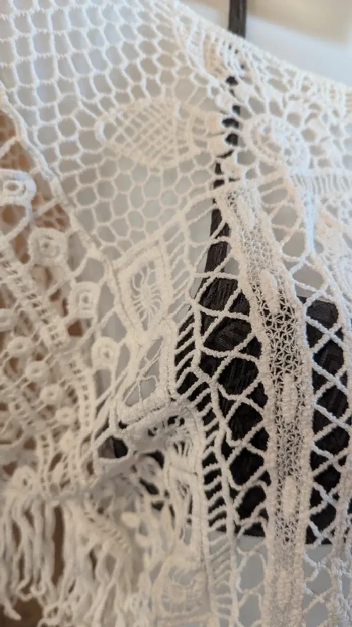 Top crochet à franges - photo numéro 2