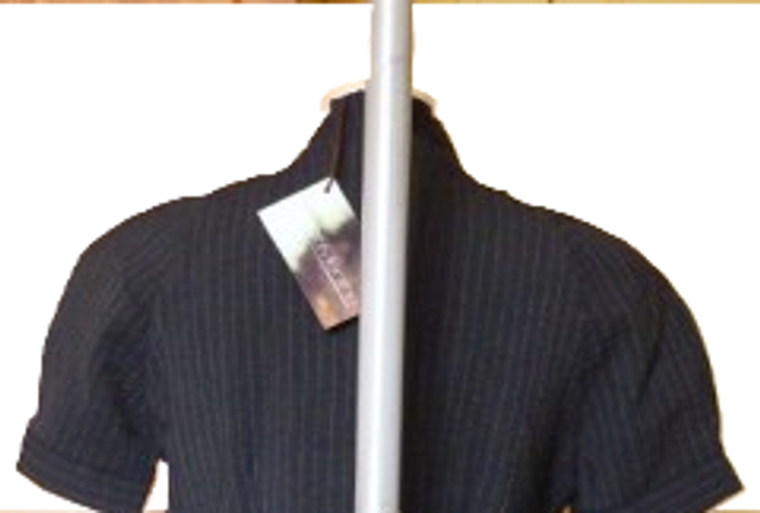 COCO MENTHE - Robe rayée anthracite/gris T2 - photo numéro 2