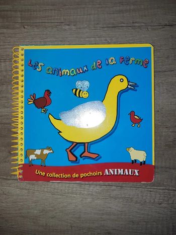 Livre pochoir les animaux de la ferme