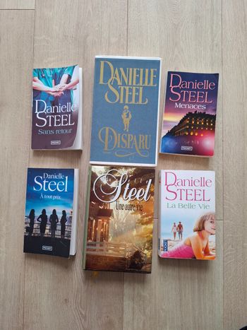 Lot de 6 romans de Danielle Steel en très bon état