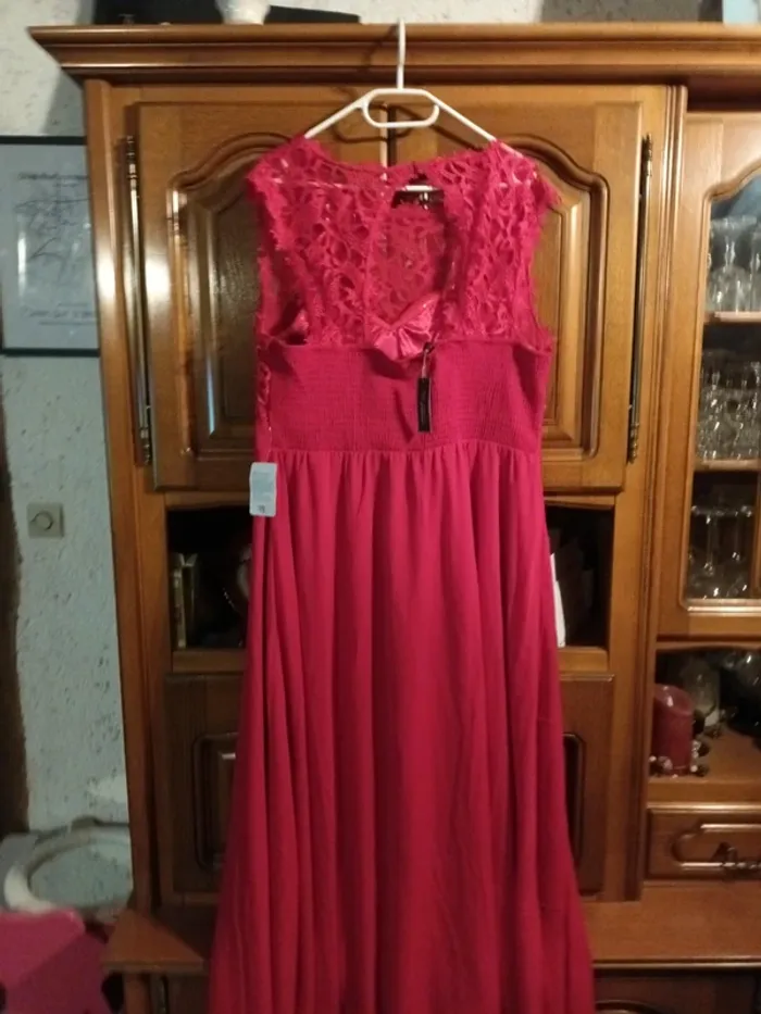 Robe longue cérémonie taille 50 52 - photo numéro 2