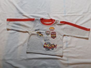 Sweet gris et rouge motif voitures