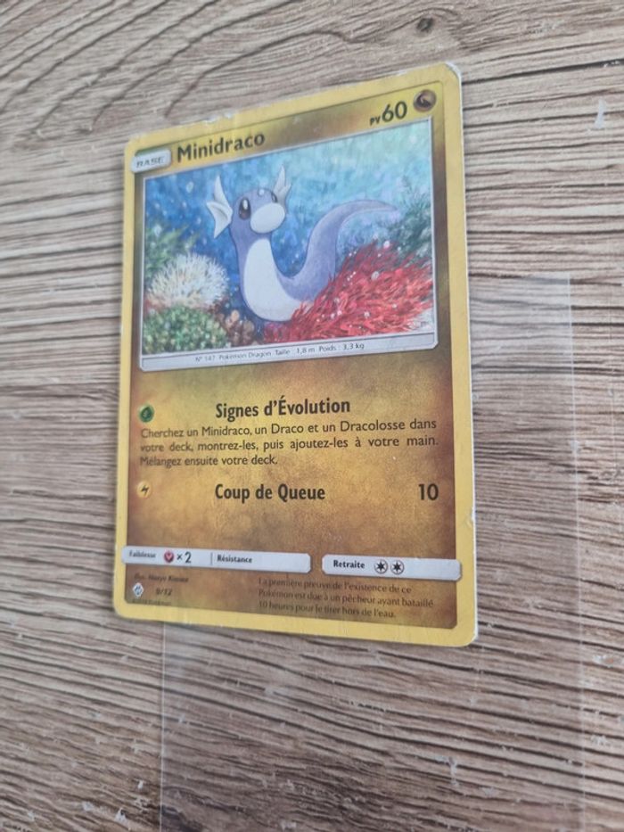 Carte pokémon minidraco holo 9/12 année 2018 - photo numéro 2