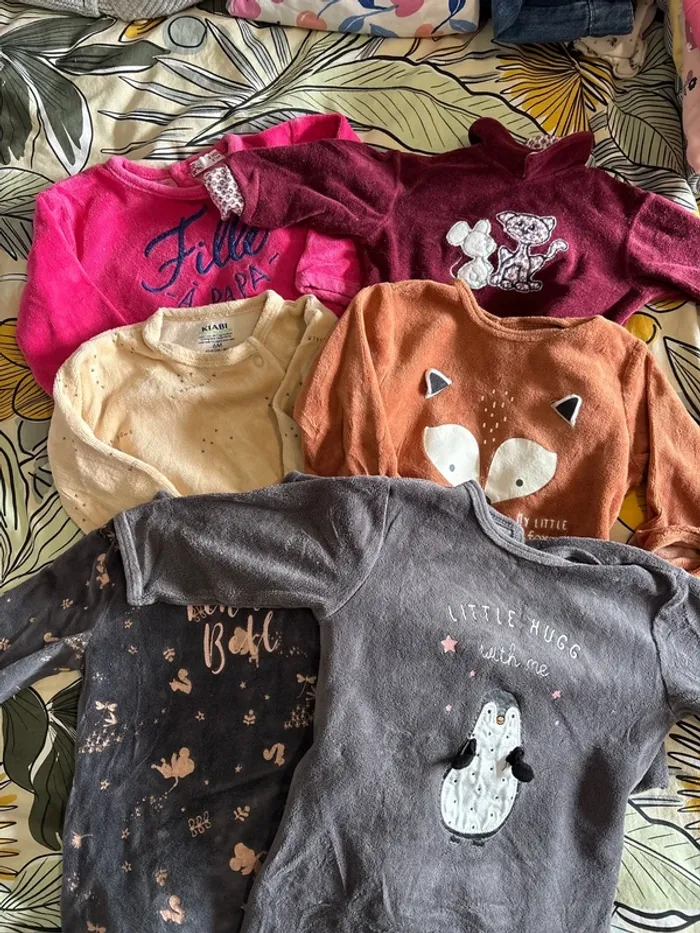 6 pyjamas en velours