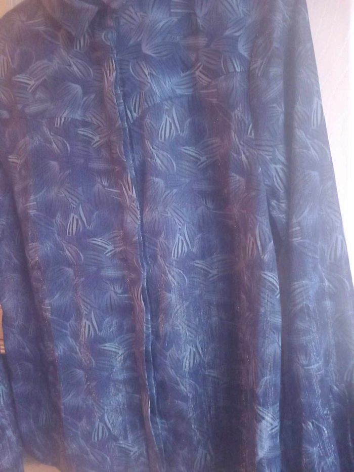 Chemisier avec manches bouffantes taille L - photo numéro 2