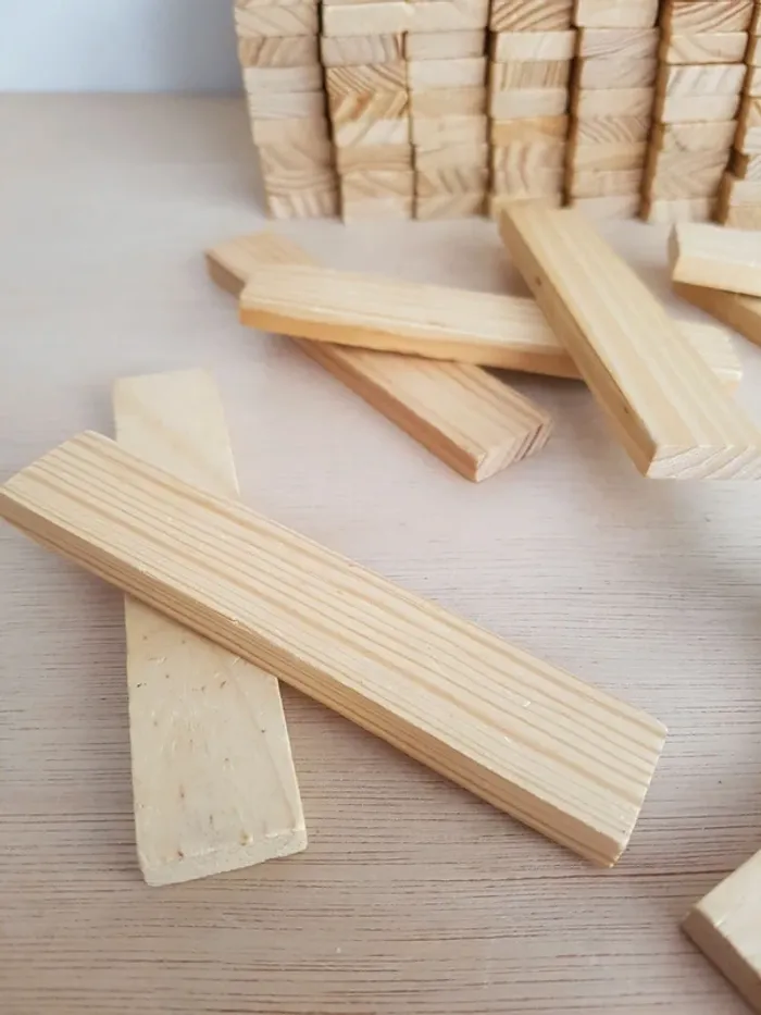 100 planchettes en bois brut - photo numéro 6