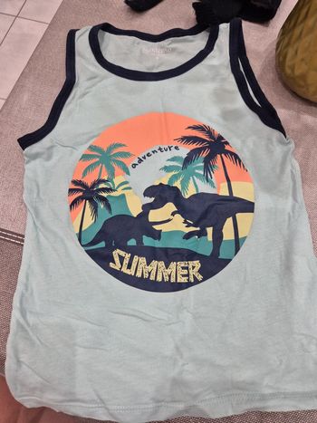 Tee-shirt sans manches garçon