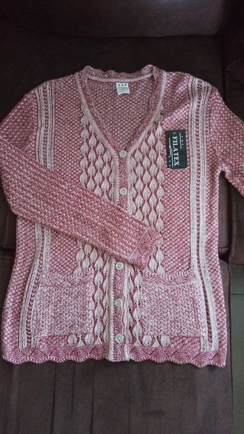 Ravissant GILET Taille L "Filatex" - Neuf et Étiqueté