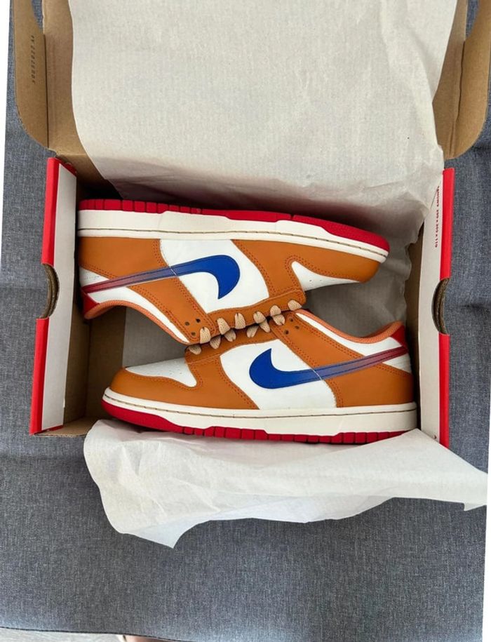 Nike Dunk Low Hot Curry Game Royal - photo numéro 6