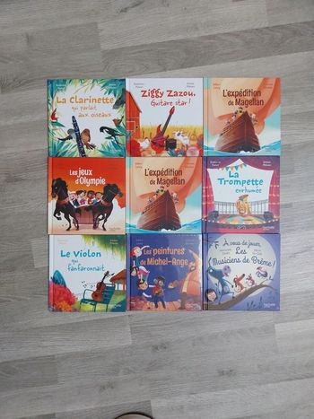 Lot 9 livres enfants