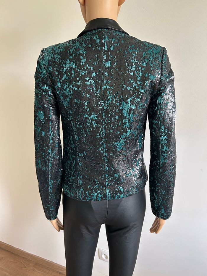 Blazer en sequins Kookai taille 36 comme neuf - photo numéro 5