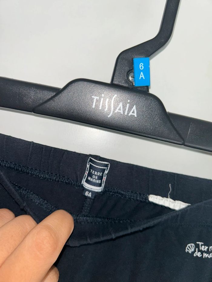 Legging bleu marine - 6 ans - Terre de marins - photo numéro 3