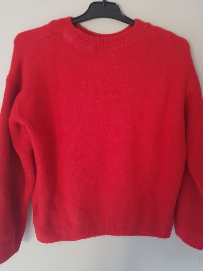 Magnifique pull de Noël rouge taille 36 - photo numéro 6
