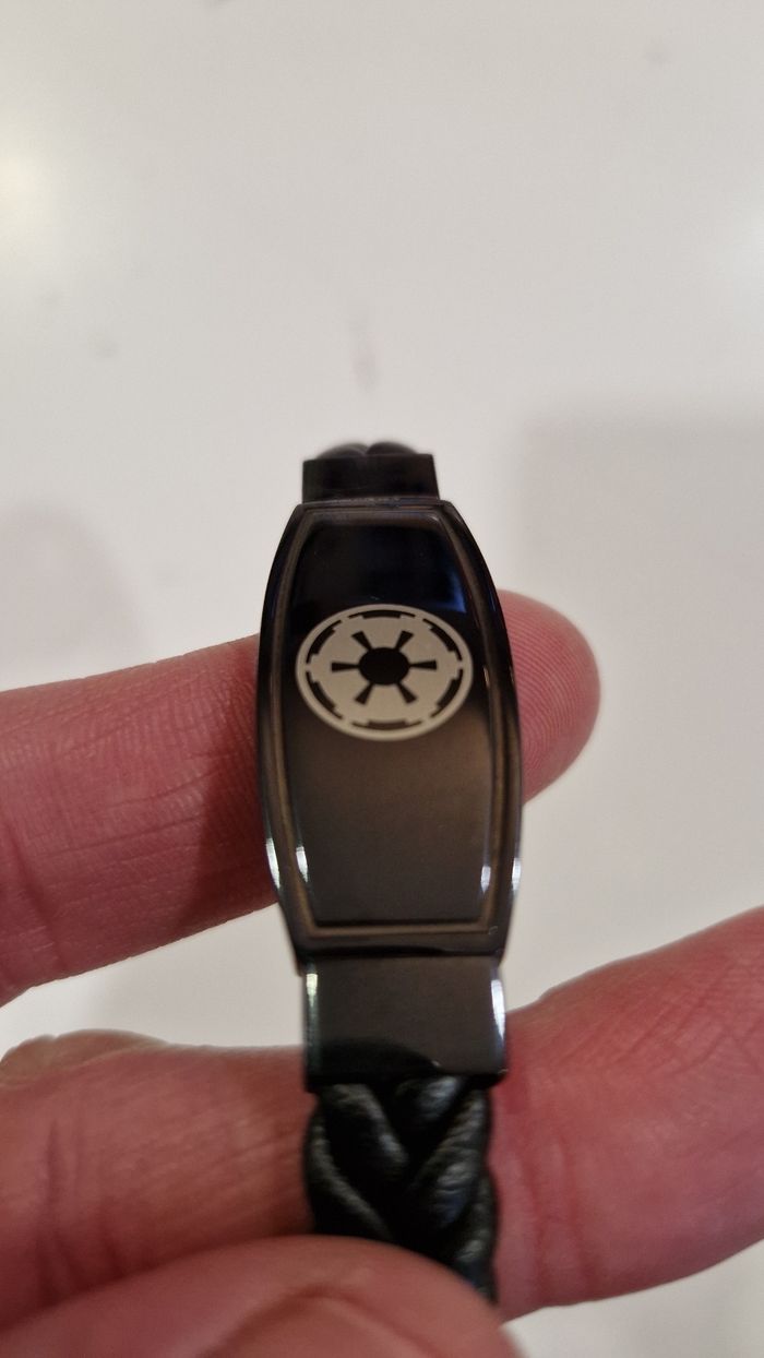 Bracelet STAR WARS Symbole Impérial (Empire Galactique) - Acier Inoxydable - Boîte Cadeau - photo numéro 7