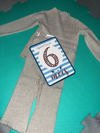 Ensemble pull pantalon beige H&M 6-9M