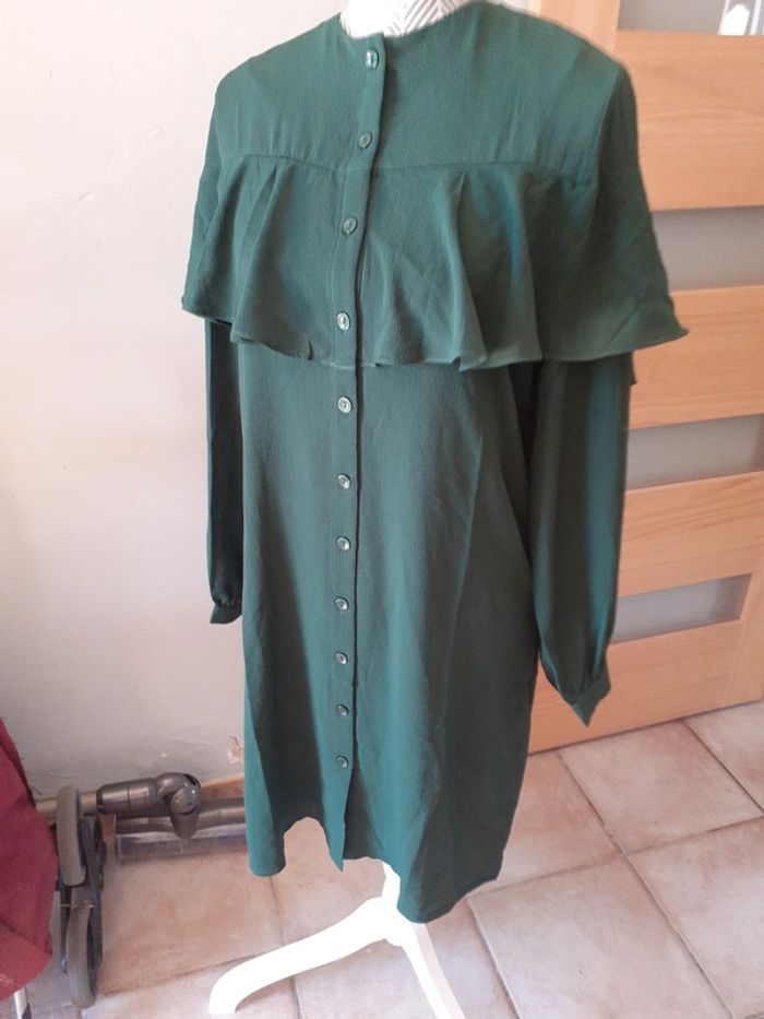 Robe longue vert sapin - photo numéro 6