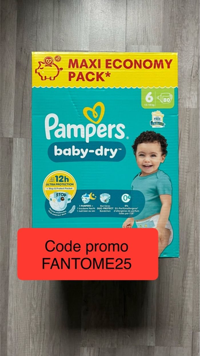 Pampers taille 6