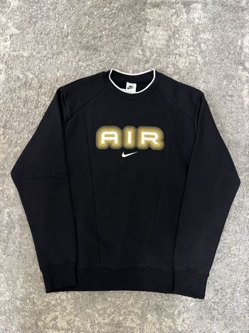 Pull Nike Noir Logo Gold - Taille M - Neuf - Authentique