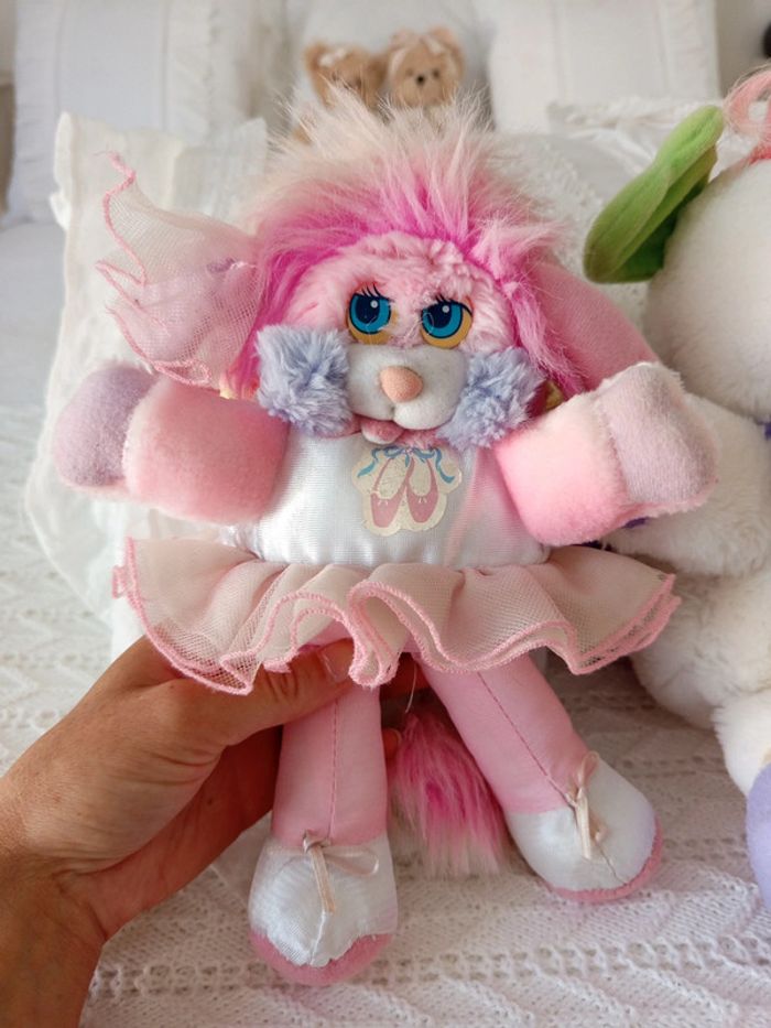 Lot peluches Popples, bébé et danseuse - photo numéro 12