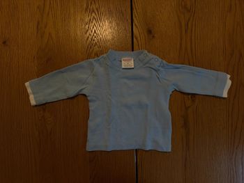 Haut T-shirt Manches Longues Bleu Bébé 0-3 Mois Schnizler Très Bon État – Réduction sur Lot