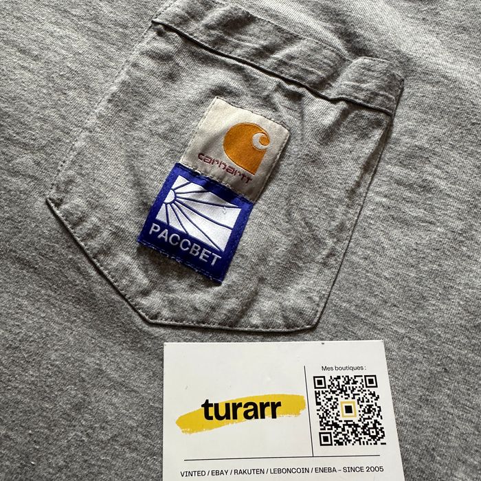 T-shirt Carhartt x Paccbet Gris XL - photo numéro 2
