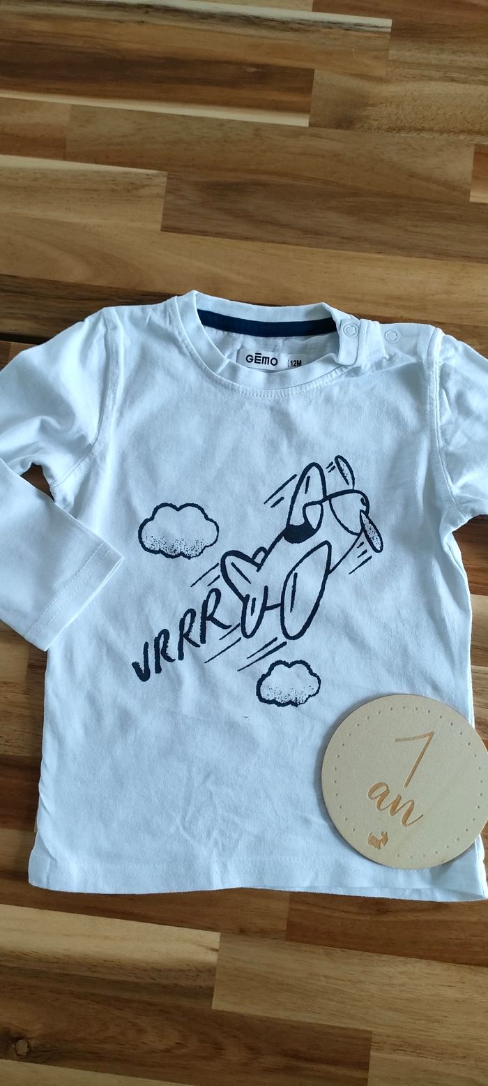 T-shirt manches longues gemo