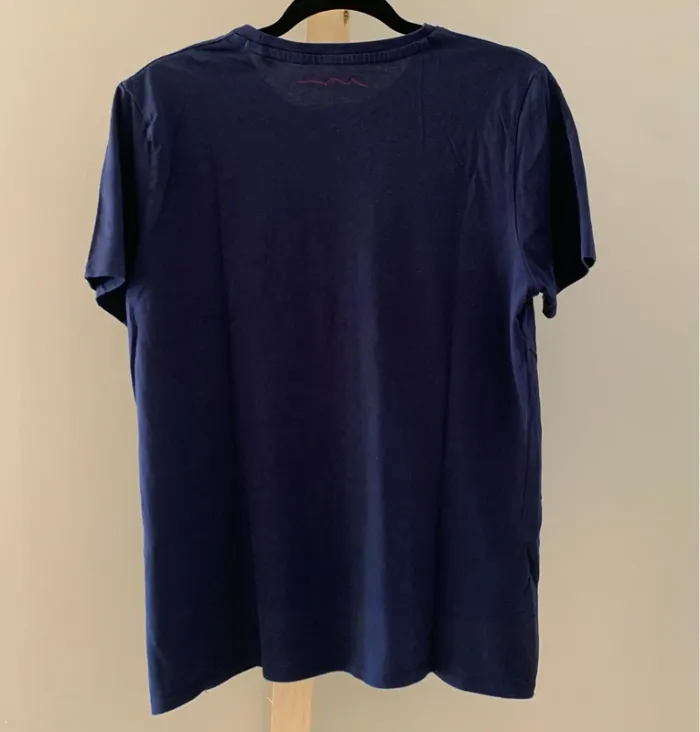 T-shirt Teddy Smith bleu marine – Taille L - photo numéro 2