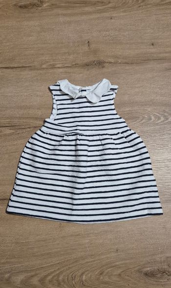 Robe marinière à col 12 mois