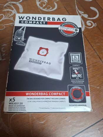 Sac aspirateur compact