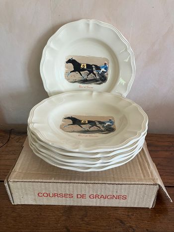 Ensemble de 6 assiettes creuse-Idéal du Gazeau