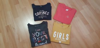 Lot tee-shirts taille 10 ans manches longues