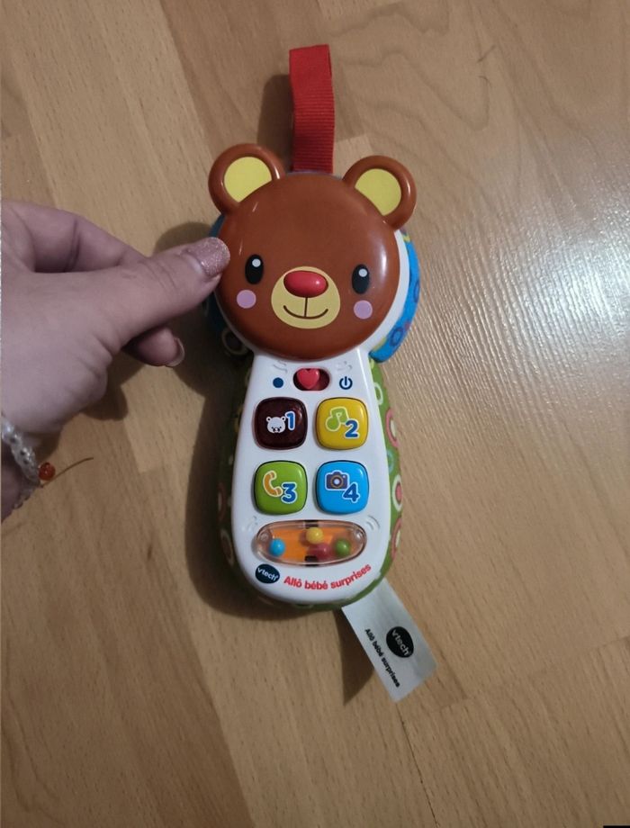 Téléphone miroir ourson sonore - photo numéro 2