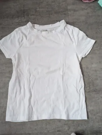 T-shirt uni blanc 4 ans comme NEUF