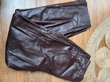 pantalon simili cuir