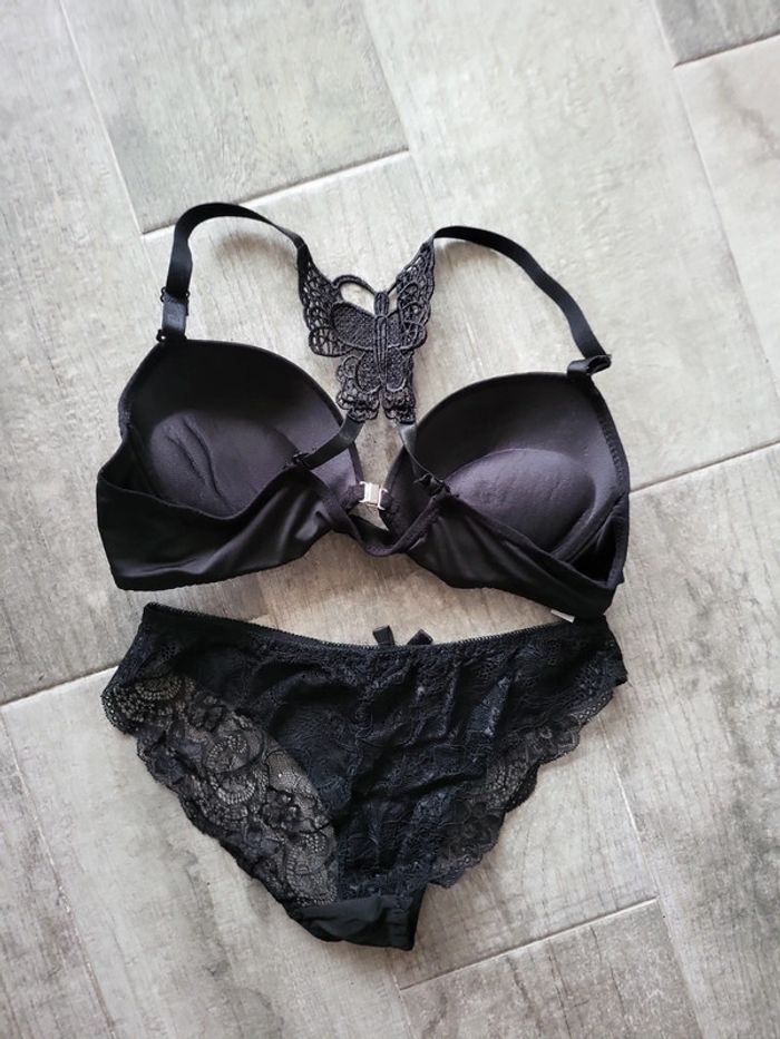 Ensemble soutien gorge push up 85b culotte 38 - photo numéro 3