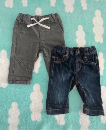 2 pantalons bébé Kiabi 3 mois