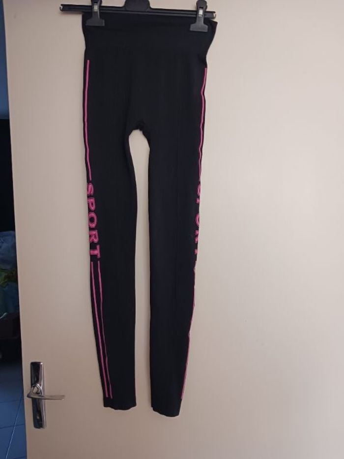 Legging noir et rose neuf