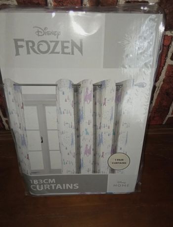 Paire de rideaux reine des neiges
