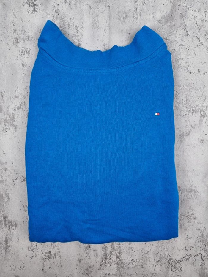 Crop-top Tommy Hilfiger bleu – Taille L Femme (mesures en photos) - photo numéro 2