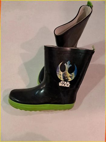 Bottes pluie enfant Starwars Yoda 34/35