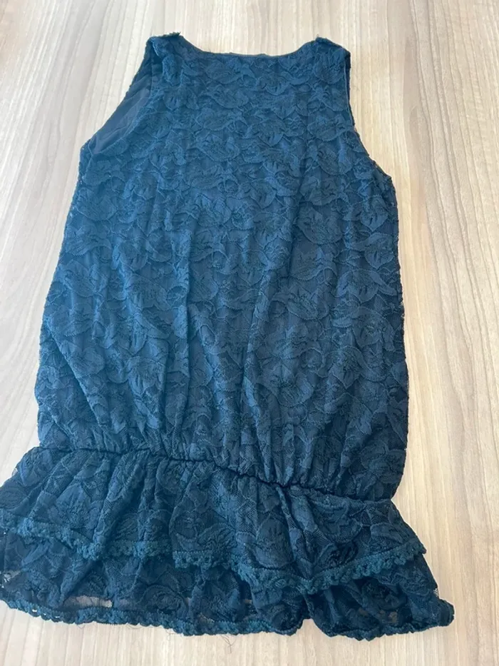 Tee shirt long / tunique noir taille M - photo numéro 6