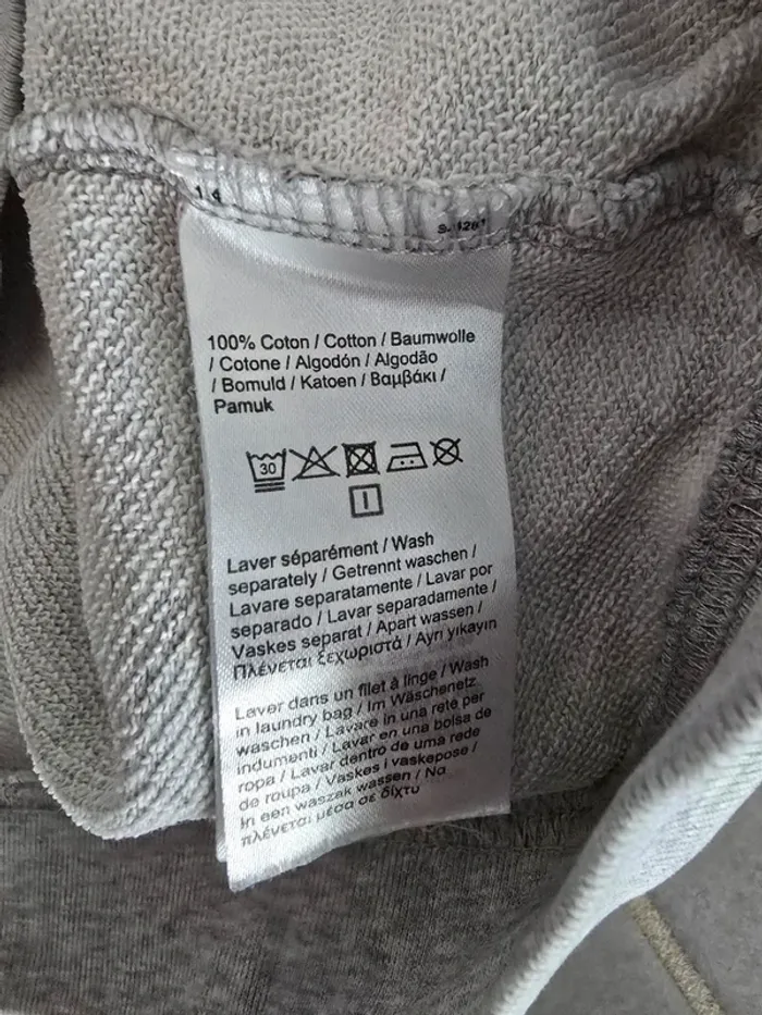 Sweat lacoste gris - photo numéro 4