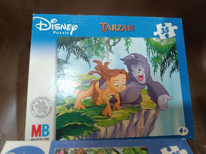 3 puzzles Mowgli , Simba et Tarzan  3 ans et +++ - photo numéro 2