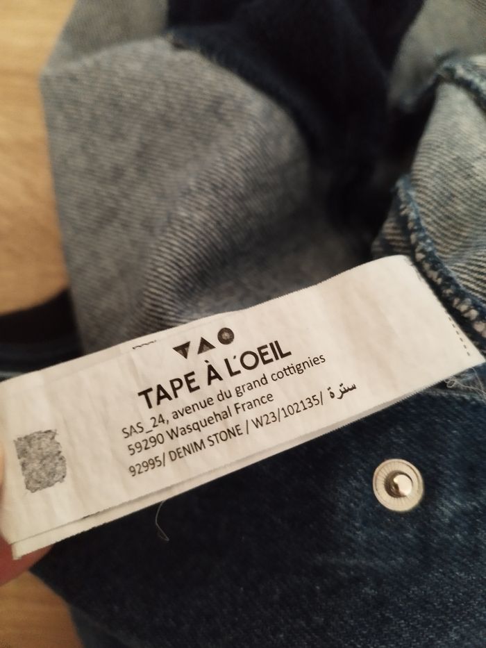 Blouson en jean Tape à l'oeil style bombers T 10 ans/140cm - photo numéro 6