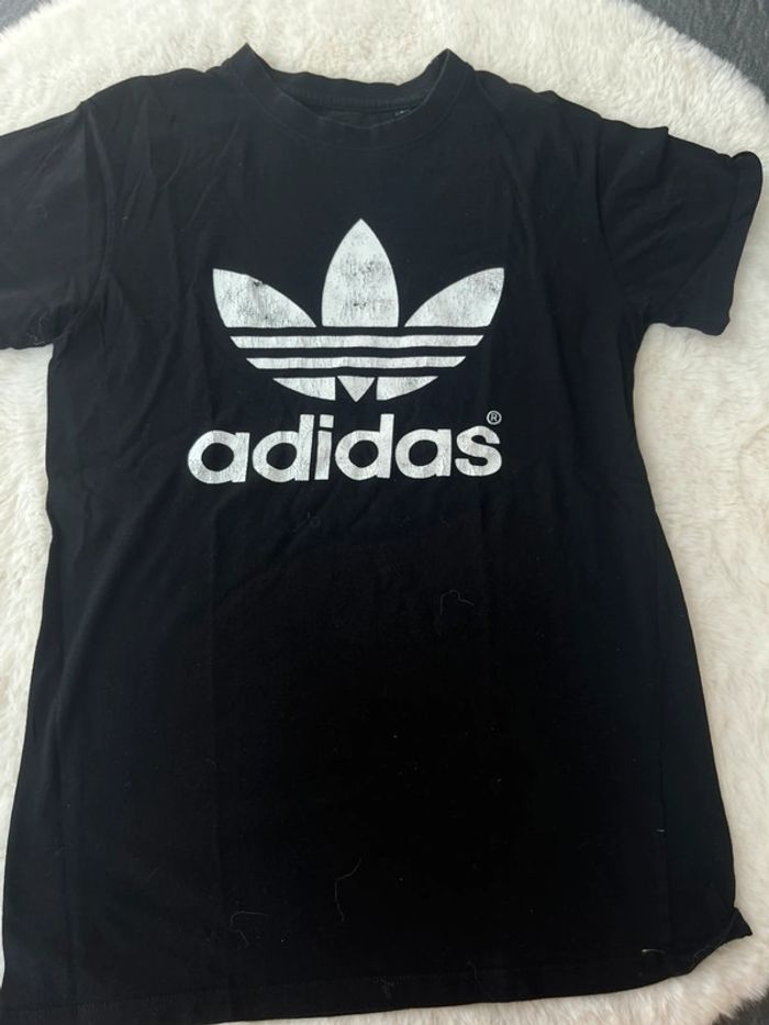 T shirt noir adidas - photo numéro 2