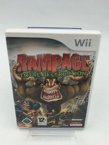 Jeu vidéo Rampage total destruction sur console Nintendo Wii