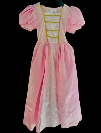 Déguisement de princesse rose avec couronne