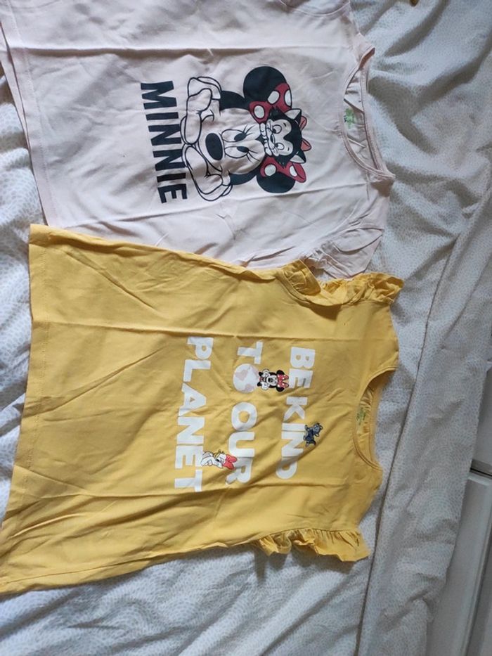 Lot de 4 t-shirt Disney Minnie - photo numéro 4