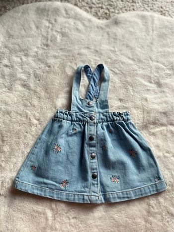 Salopette jean bébé fille